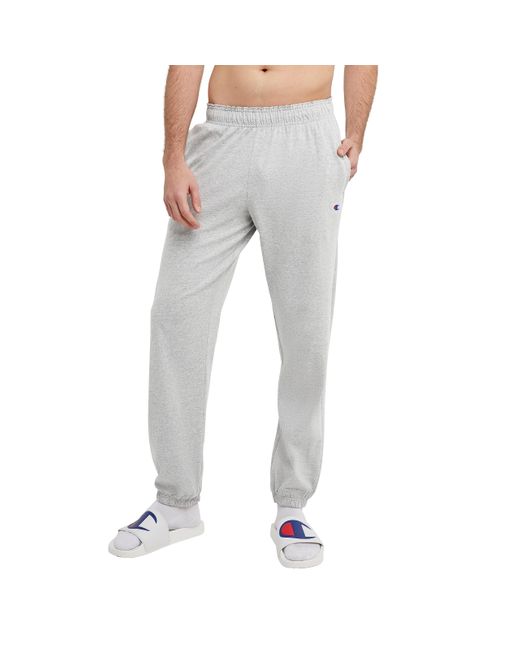 Champion Gray , Everyday Cotton, Lightweight Lounge, Knit Pants For for men