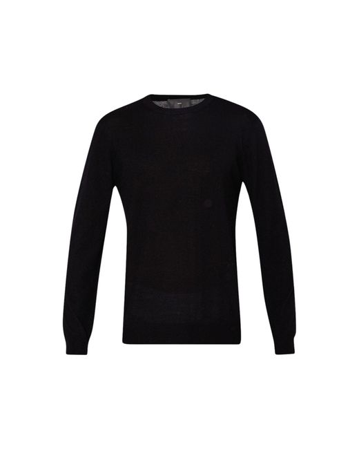 Liu Jo Maglione A Girocollo QXX004MA27P Nero di Liu Jo in Black da Uomo