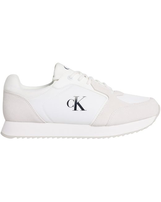Retro Runner Sock Lace Up NY-su Ym0ym01326 di Calvin Klein in Black da Uomo