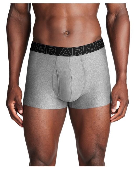 Under Armour Gray Ua Performance Tech 6" Boxerjock for men