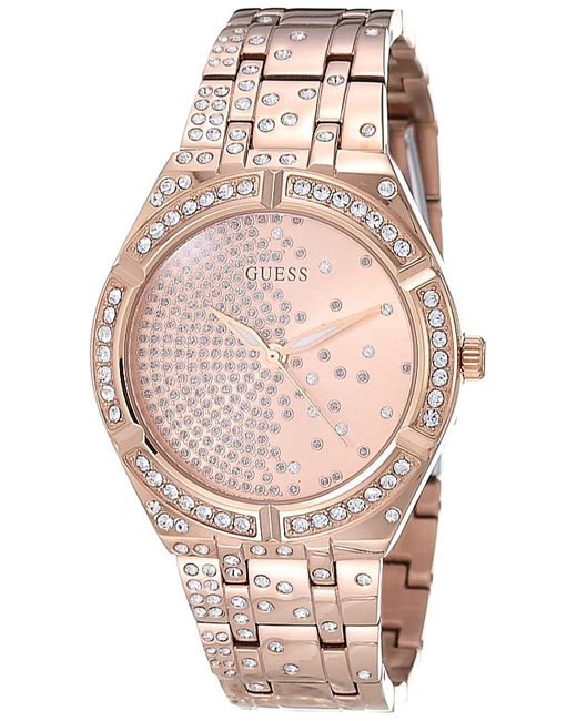 Guess Natural Analog Quartz Watch With Stainless Steel Strap Gw0312l3