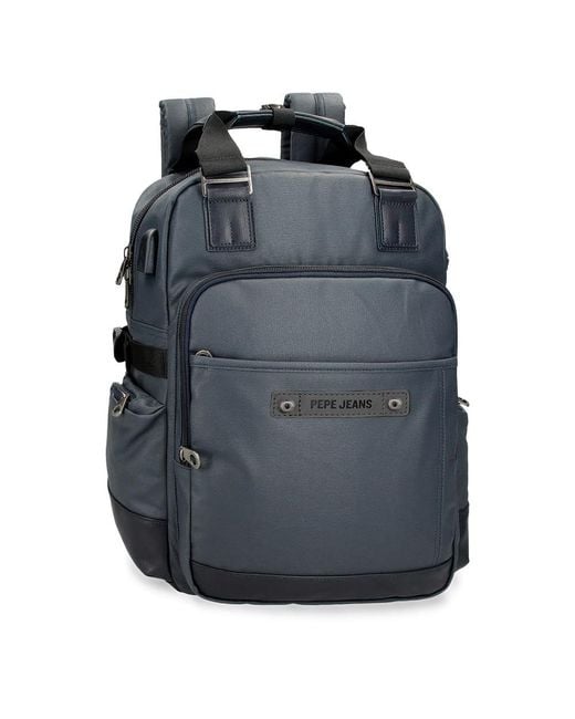 Hatfield Zaino per laptop 15" Blu 28 x 40 x 16 cm Poliestere 17,92 L di Pepe Jeans in Gray da Uomo