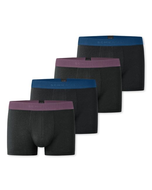Schiesser Long Short/Pant - 4er in Blue für Herren