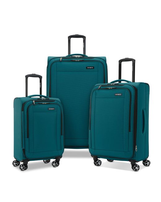 Samsonite Saire Lte Softside Expandable Luggage With Spinners | Pine Green | 3pc