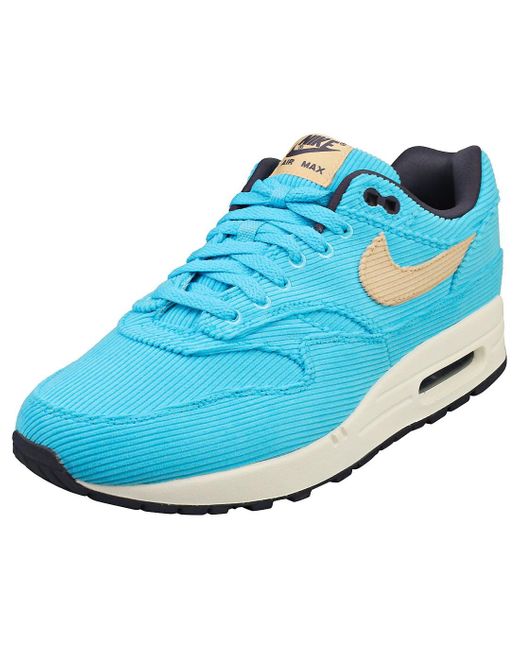 Nike Air Max 1 Premium Mens Fashion Trainers In Blue - 8.5 Uk for men