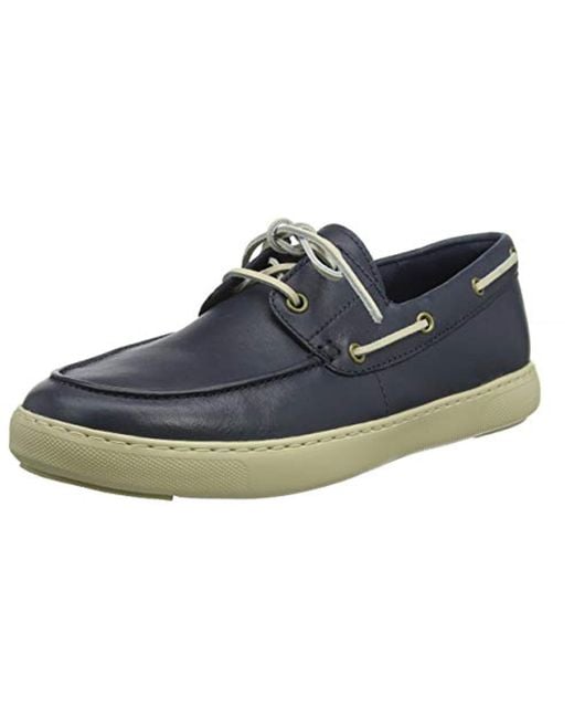 Fitflop Blue Lawrence Boat Shoes for men