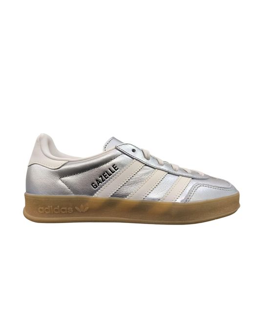 Wmns Gazelle Indoor JR1206 Argento Bianco Argento Bianco/40 di Adidas in White da Uomo