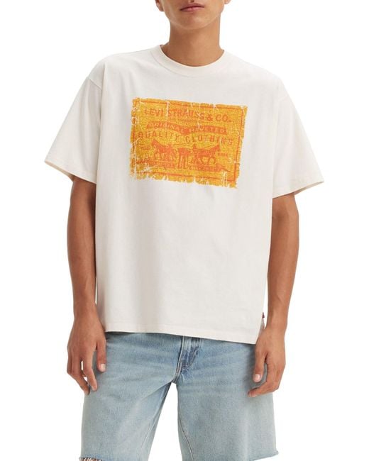 Levi's White Vintage Fit Graphic Tee T-shirt for men