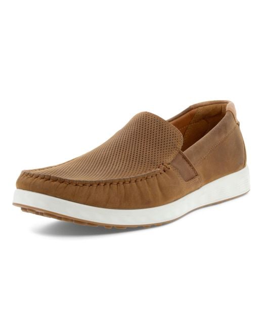 Ecco Brown S Lite Moc Summer Driving Style Loafer for men