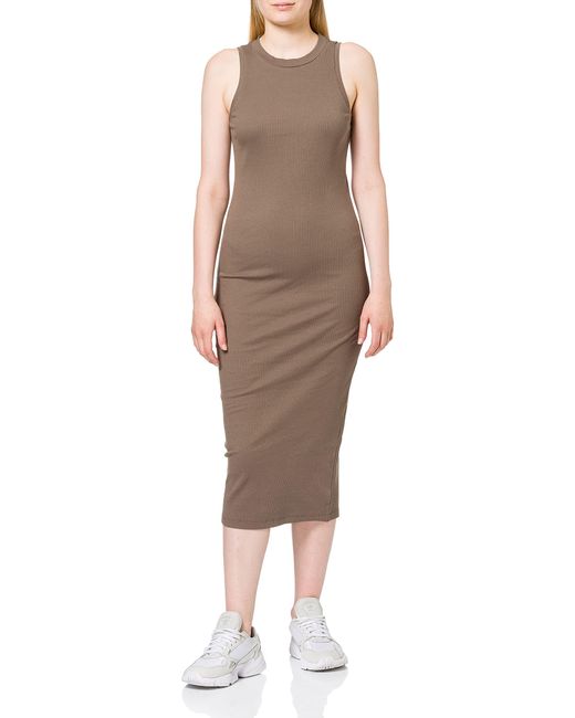 Vero Moda Vmlavender Sl Calf Dress Vma Color in Brown - Lyst