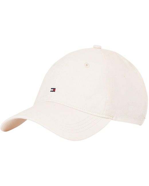 Casquette Essential Flag en Lin Tommy Hilfiger en coloris Black