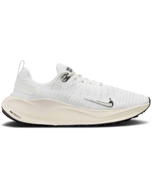 Nike White Infinityrn 4 Road Running Shoes
