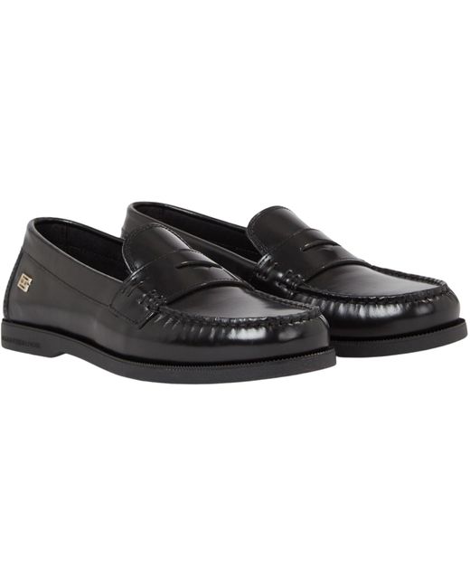 Chaussures de Conduite Essential Mocassins Tommy Hilfiger en coloris Black