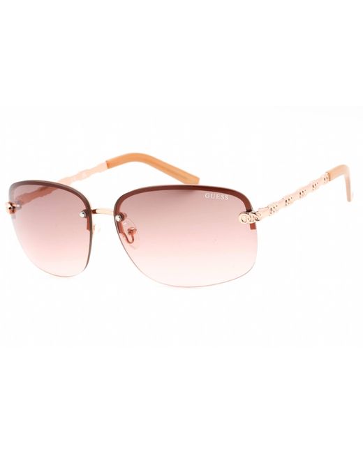 Guess Gf0388 Shiny Rose Gold/gradient Bordeaux One Size in het Pink