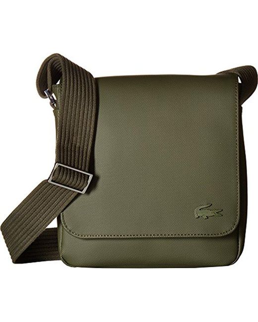 Lacoste Green S Classic Flap Crossover Bag, Nh2341hc for men