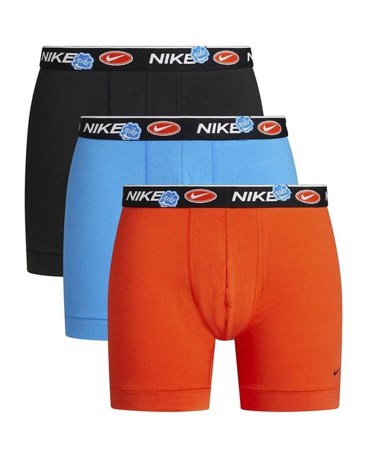 Nike Orange 0000ke1007 Boxer 3 Unit An for men