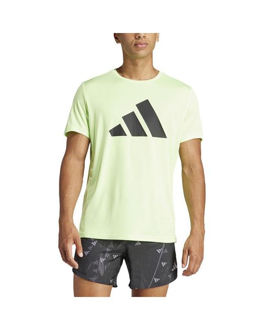 Adidas Run It Tee T-Shirt in Green für Herren