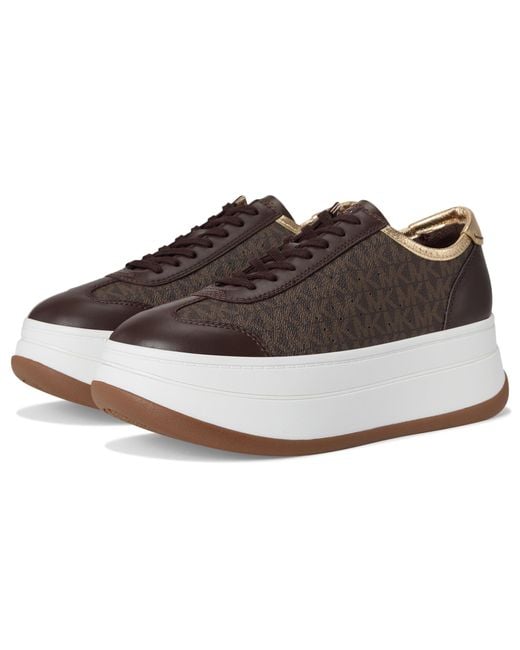 Sneaker Hayes T Toe Donna di MICHAEL Michael Kors in Metallic