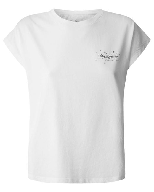 Lorena Camiseta Pepe Jeans de color White