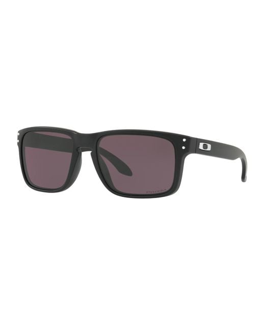 Oakley Holbrook Sunglasses Matte Black With Prizm Grey Lens 57mm for men