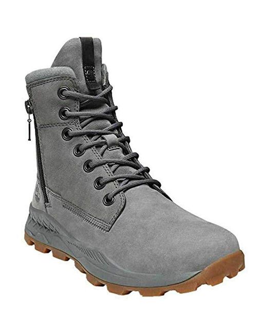 Timberland Gray Brooklyn Side-zip Sneaker Boots (a2152) for men