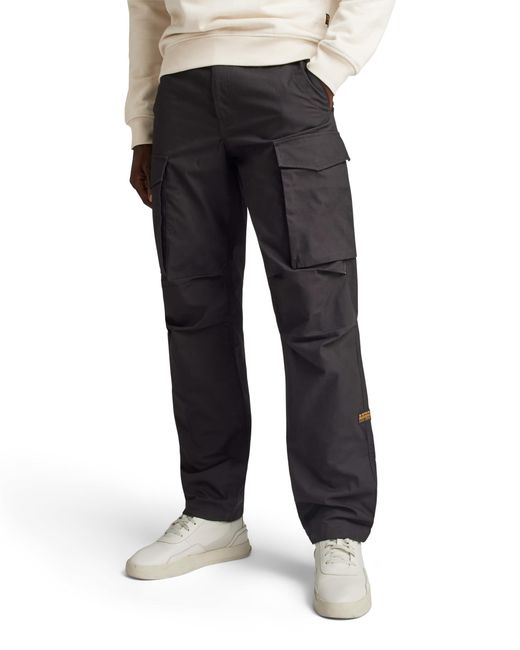 G-Star RAW Black Core Regular Cargo Pants for men