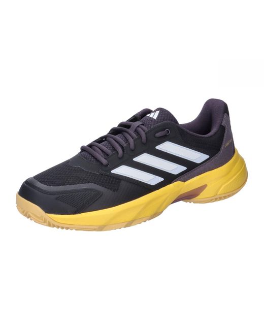 Adidas Blue Courtjam Control 3 Clay Tennis Shoes for men