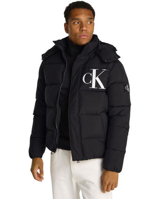 Calvin Klein Black Jeans Essentials Non Down Jacket J30j326104 Other Jackets for men