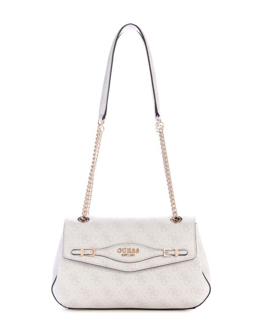 Guess Natural Katya Convertible Crossbody Flap Umhängetasche