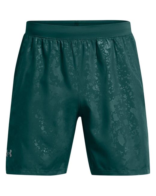 UA Launch Run 7 Shorts Pantaloncini di Under Armour in Green da Uomo