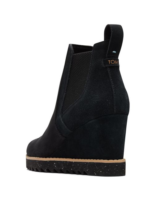 TOMS Black Maddie Ankle Boot