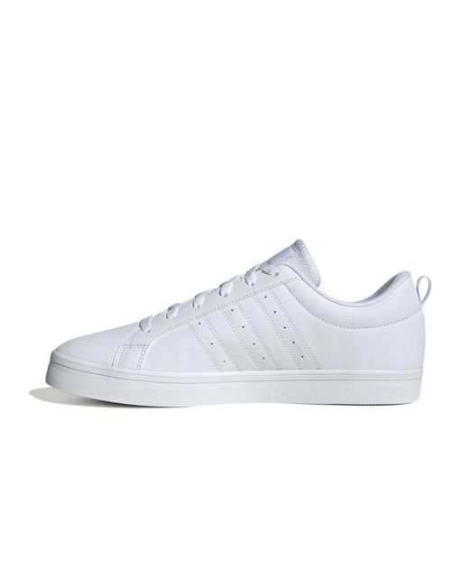 Adidas White Vs Pace 2.0 3-stripes Synthetic Nubuck Sneaker for men
