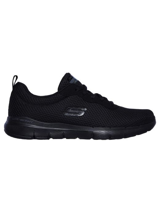 Skechers Flex Appeal 3.0 First Insight Trainers Low-top in het Black