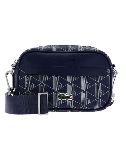 Lacoste The Blend Seasonal Reporter Bag S Mono Marine 166 Laponie in het Blauw voor heren Lyst NL
