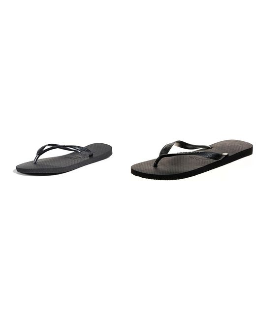 Black havaianas 2025 flip flops uk