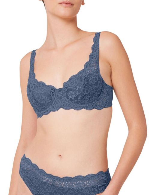 Triumph Blue Amourette 300 Whp X Wired Padded Bra