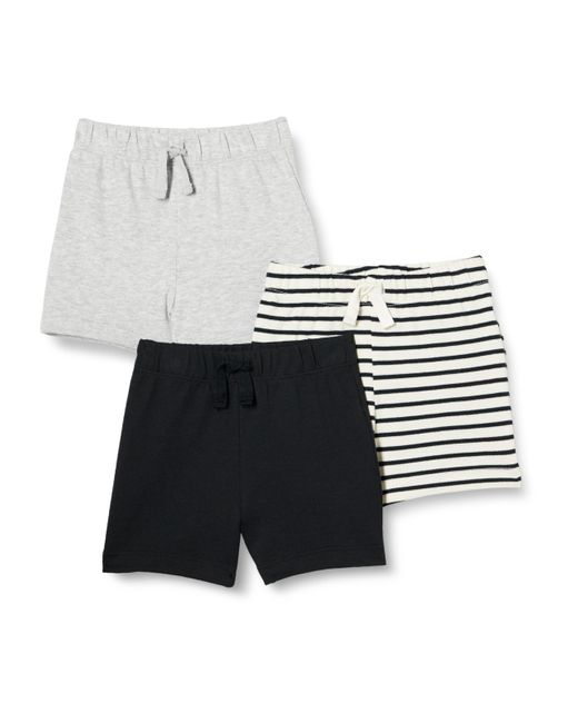 Pantalones cortos de algodón sin cordones Bebés Amazon Essentials de color White
