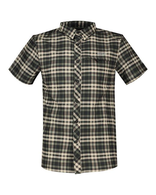 Regatta Green Travel Packaway Short Sleeve Shirt for men
