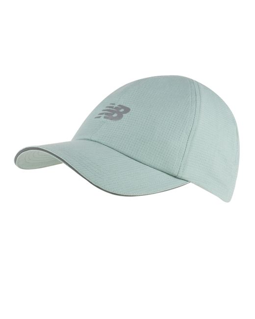 New Balance Green , , 6 Panel Performance Run Hat, Athletic Stylish Caps For Adults, One Size Fits Most, Salt Marsh