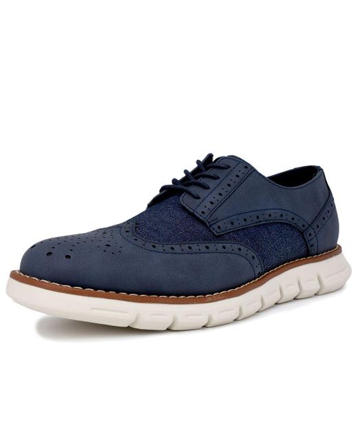 Nautica Sneaker Wingdeck Oxford Shoe Fashion Sneaker in Blue für Herren