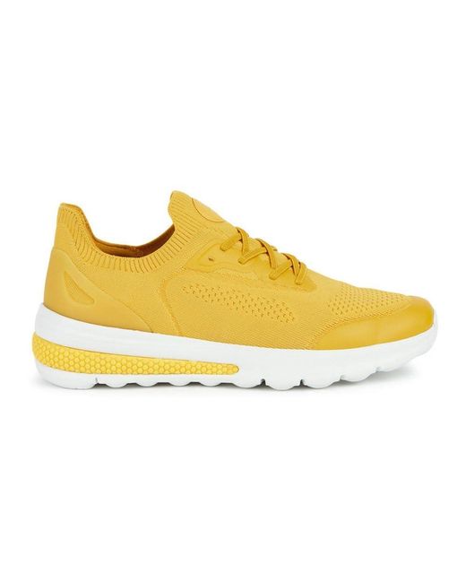 Geox U Spherica Actif A Sneakers Voor in het Yellow voor heren
