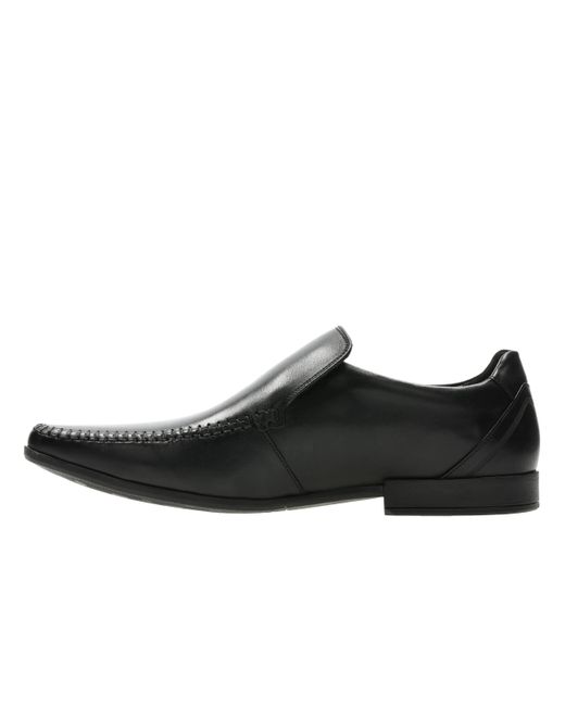 Berucht Mainstream Kloppen Clarks Glement Seam Leather Slip-on Shoes in Black for Men | Lyst UK