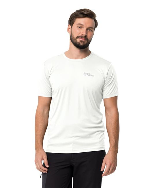Jack Wolfskin White Tech T M T-shirt for men