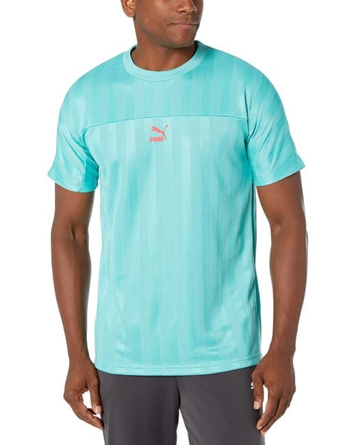 turquoise puma shirt