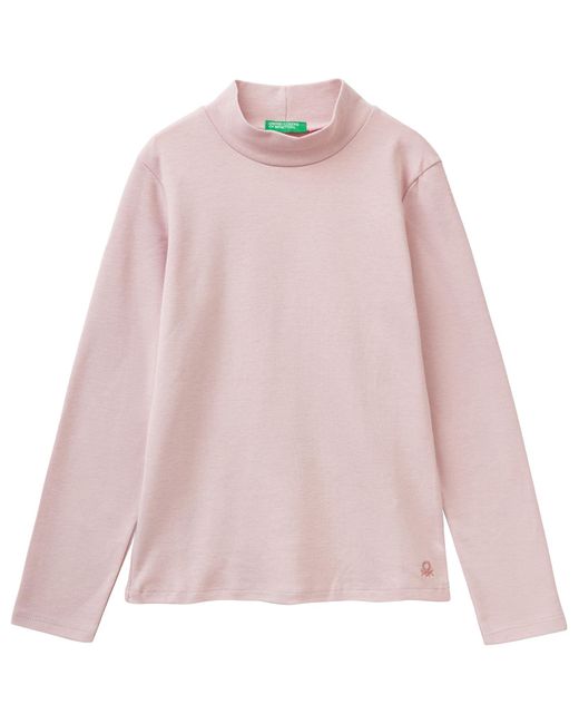 Benetton Pink M/l T-shirt for men