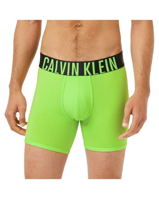 Boxer Uomo Confezione da 2 Cotone Elasticizzato di Calvin Klein in Green da Uomo
