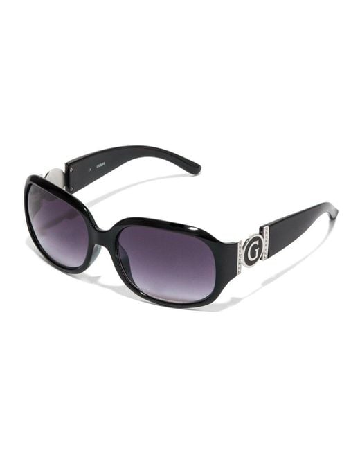 Guess Blue Gu7005f Black/smoke Gradient Lens One Size