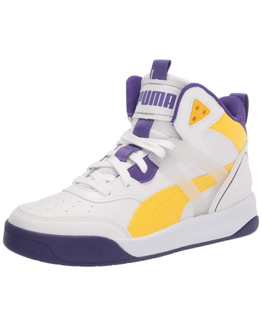 yellow puma high top