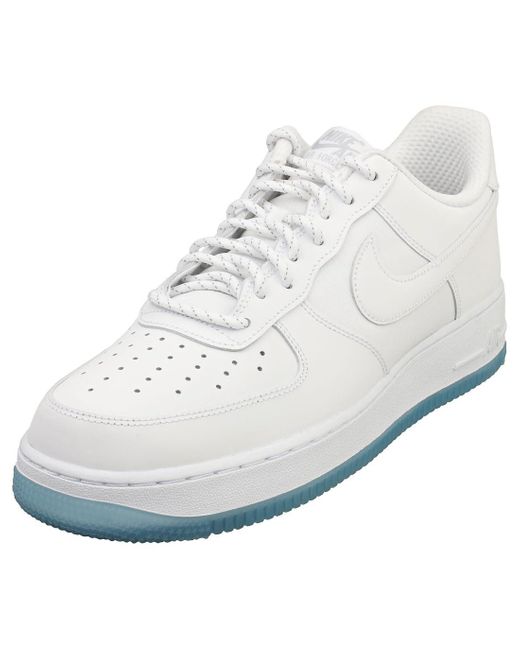 Nike Air Force 1 Sneaker - Synthetik, weiß, 41 EU in White für Herren