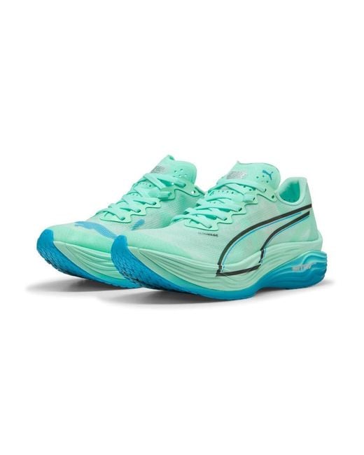 Deviate Nitro Elite 3 Baskets de course pour femme Vert PUMA en coloris Green